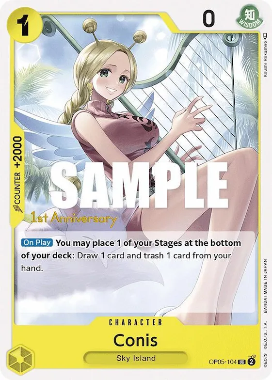 Conis #op5-104 – Awakening of the New Era: 1st Anniversary Tournament Cards