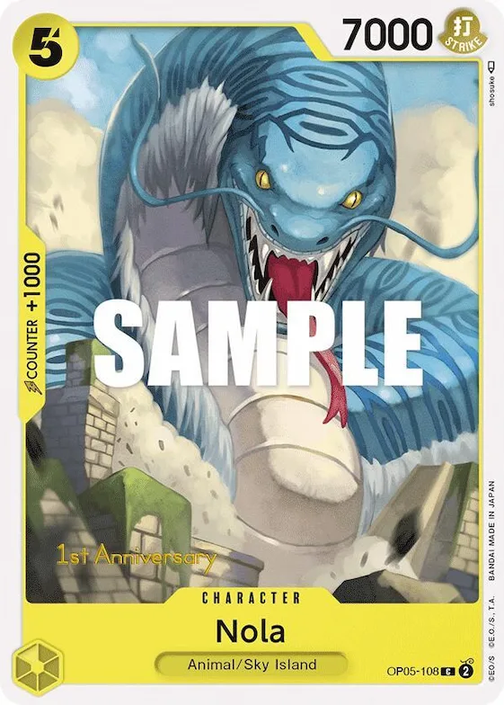 Nola #op5-108 – Awakening of the New Era: 1st Anniversary Tournament Cards