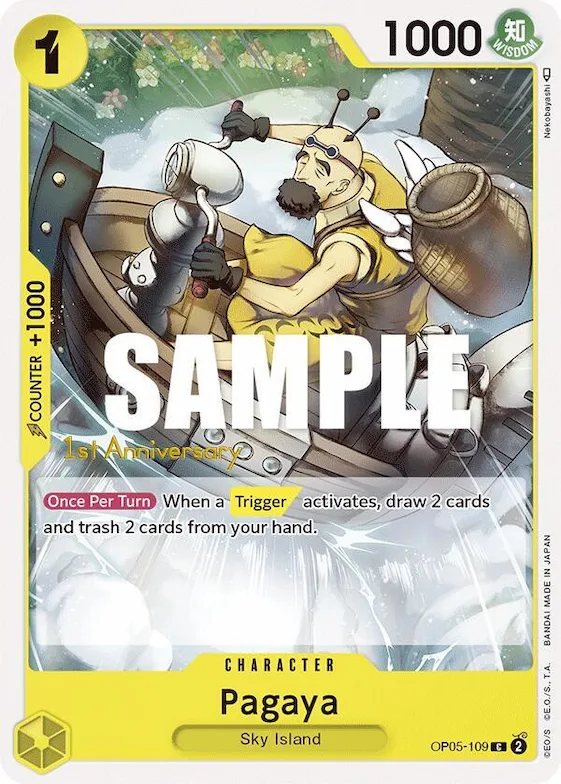 Pagaya #op5-109 – Awakening of the New Era: 1st Anniversary Tournament Cards