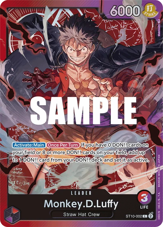 Monkey.D.Luffy (002) #st10-002 – Ultra Deck: The Three Captains