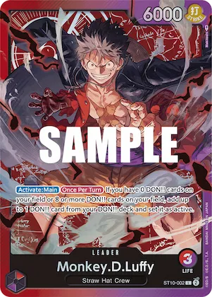 Monkey.D.Luffy (002) #st10-002 – Ultra Deck: The Three Captains
