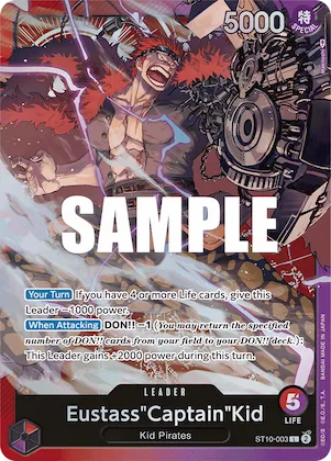 Eustass"Captain"Kid (003) #st10-003 – Ultra Deck: The Three Captains