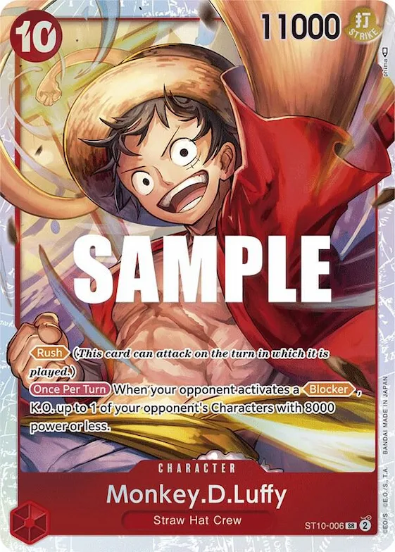 Monkey.D.Luffy (006) #st10-006 – Ultra Deck: The Three Captains
