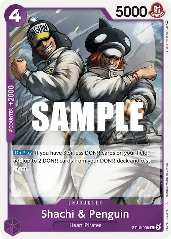 Shachi & Penguin #st10-008 – Ultra Deck: The Three Captains