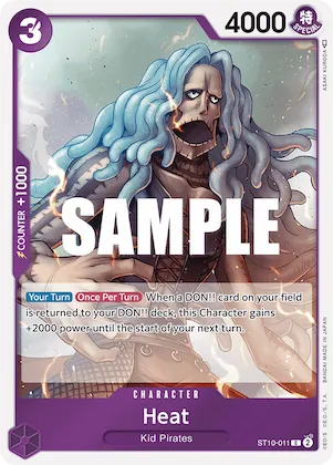 Heat st10-011 – ST10 – Ultra Deck: The Three Captains