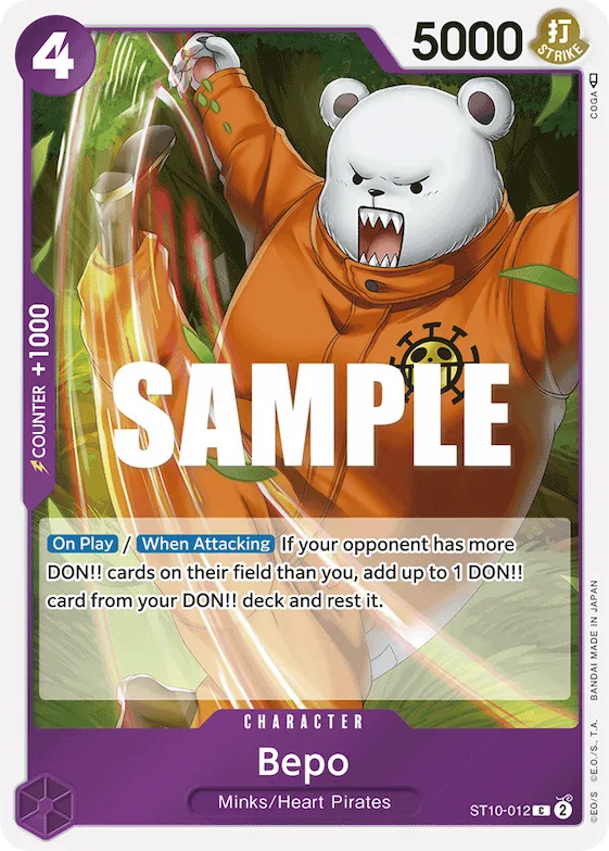 Bepo #st10-012 – Ultra Deck: The Three Captains