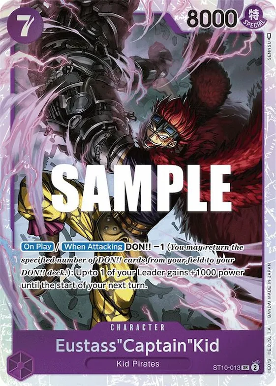 Eustass"Captain"Kid (013) #st10-013 – Ultra Deck: The Three Captains