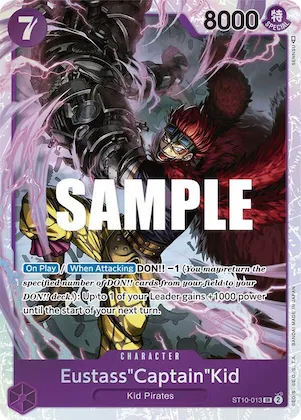 Eustass"Captain"Kid (013) #st10-013 – Ultra Deck: The Three Captains