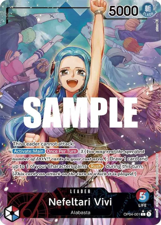 Nefeltari Vivi (001) (Alternate Art) #op4-001 – Kingdoms of Intrigue