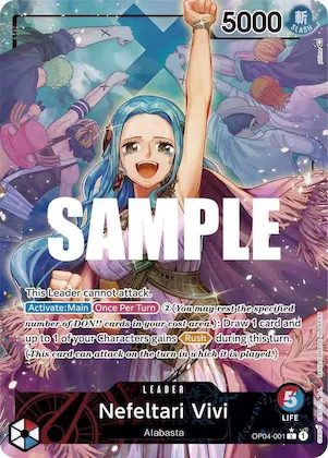Nefeltari Vivi (001) (Alternate Art) #op4-001 – Kingdoms of Intrigue