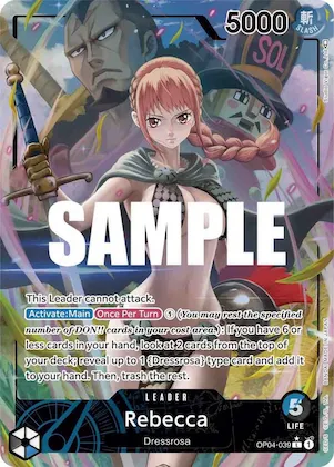 Rebecca (039) (Alternate Art) #op4-039 – Kingdoms of Intrigue