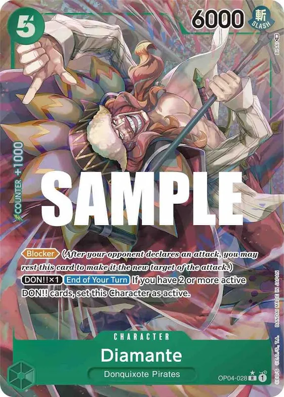 Diamante (Alternate Art) #op4-028 – Kingdoms of Intrigue