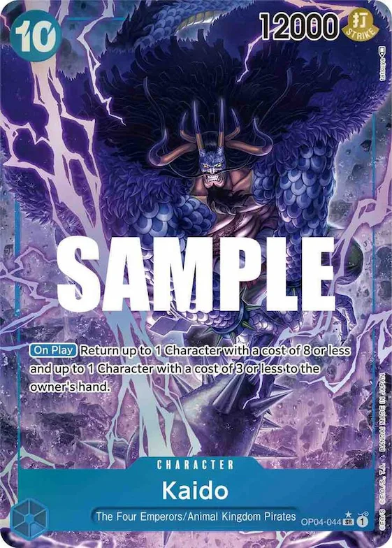 Kaido (Alternate Art) #op4-044 – Kingdoms of Intrigue