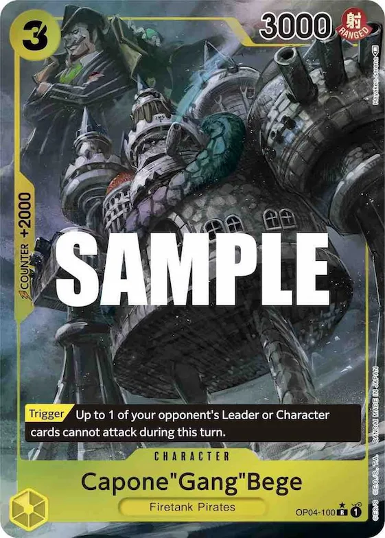 Capone"Gang"Bege (Alternate Art) #op4-100 – Kingdoms of Intrigue