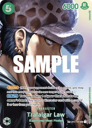Trafalgar Law (SP) op1-047 – OP04 – Kingdoms of Intrigue