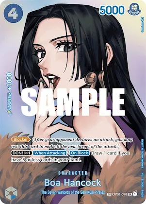 Boa Hancock (SP) op1-078 – OP04 – Kingdoms of Intrigue