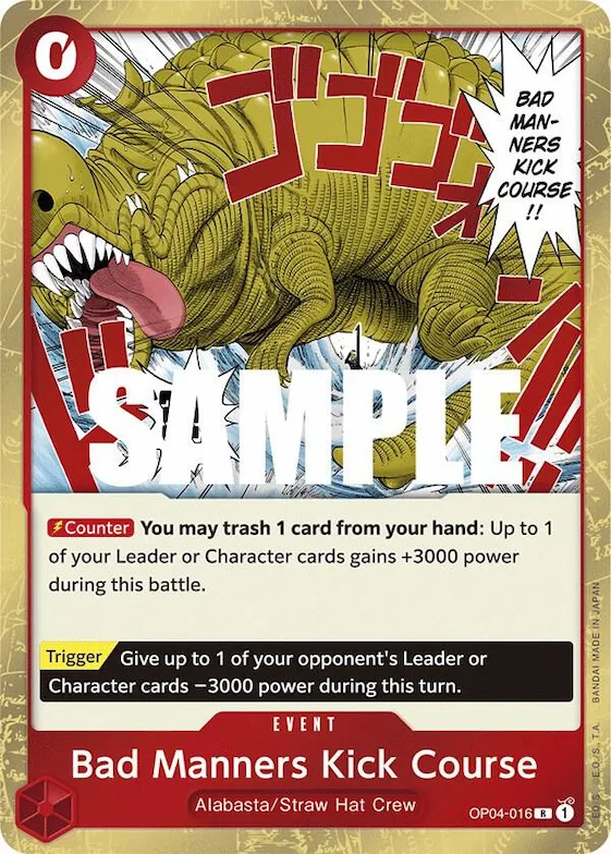 Bad Manners Kick Course #op4-016 – Kingdoms of Intrigue