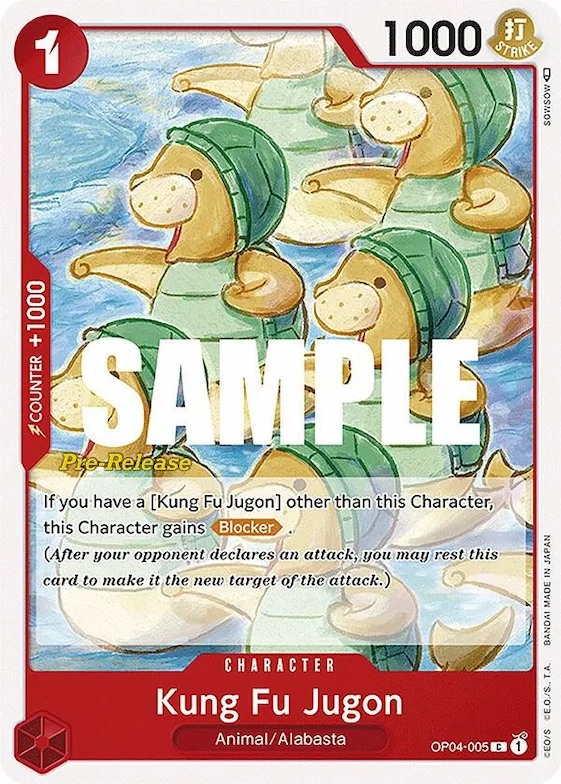 Kung Fu Jugon #op4-005 – Kingdoms of Intrigue Pre-Release Cards