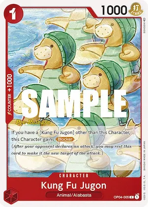 Kung Fu Jugon #op4-005 – Kingdoms of Intrigue Pre-Release Cards