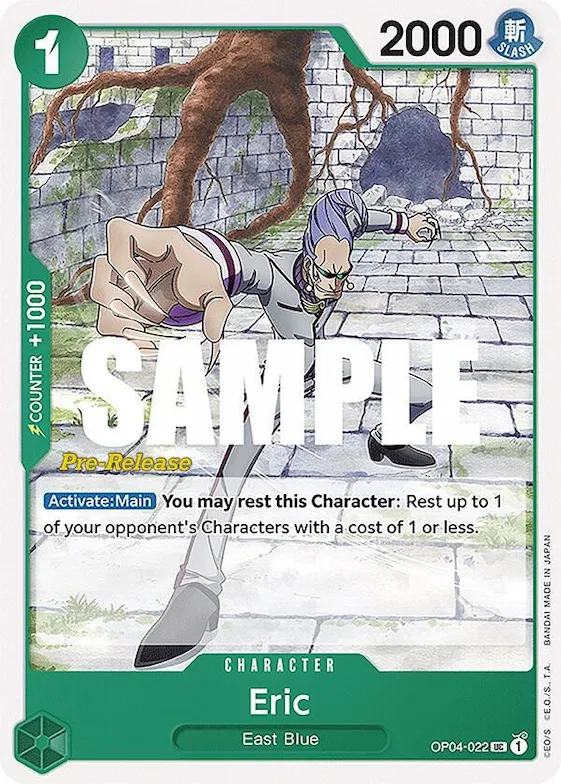 Eric #op4-022 – Kingdoms of Intrigue Pre-Release Cards