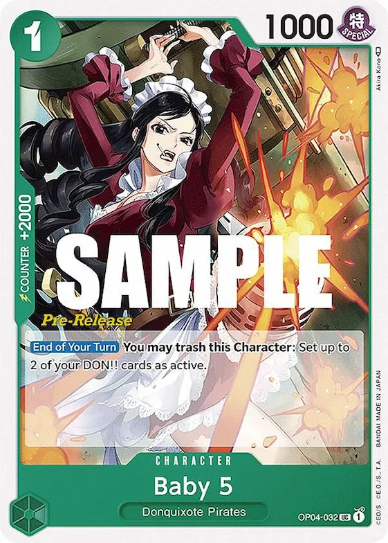Baby 5 #op4-032 – Kingdoms of Intrigue Pre-Release Cards