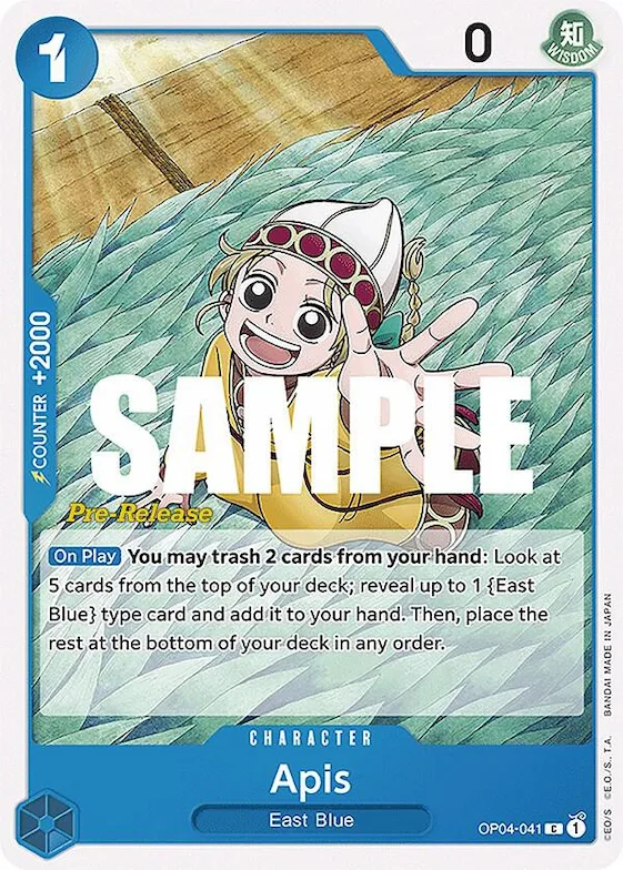 Apis #op4-041 – Kingdoms of Intrigue Pre-Release Cards