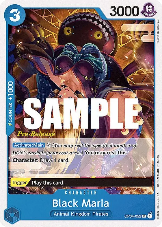 Black Maria #op4-052 – Kingdoms of Intrigue Pre-Release Cards