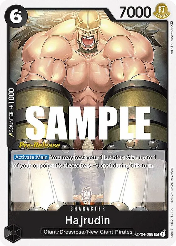 Hajrudin #op4-088 – Kingdoms of Intrigue Pre-Release Cards