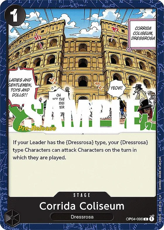 Corrida Coliseum #op4-096 – Kingdoms of Intrigue Pre-Release Cards