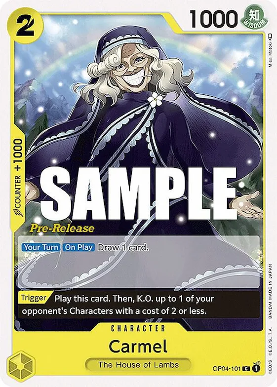 Carmel #op4-101 – Kingdoms of Intrigue Pre-Release Cards