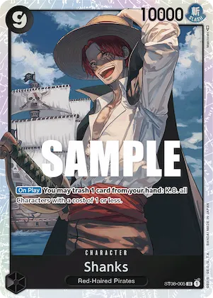 Shanks #st8-005 – Starter Deck 8: Monkey.D.Luffy