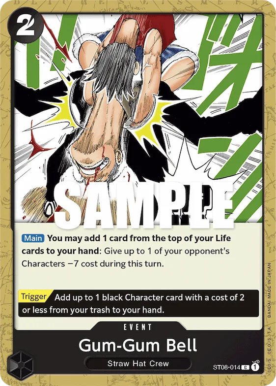 Gum-Gum Bell #st8-014 – Starter Deck 8: Monkey.D.Luffy
