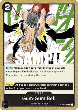 Gum-Gum Bell #st8-014 – Starter Deck 8: Monkey.D.Luffy