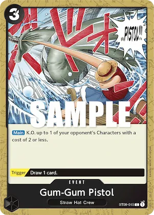 Gum-Gum Pistol #st8-015 – Starter Deck 8: Monkey.D.Luffy