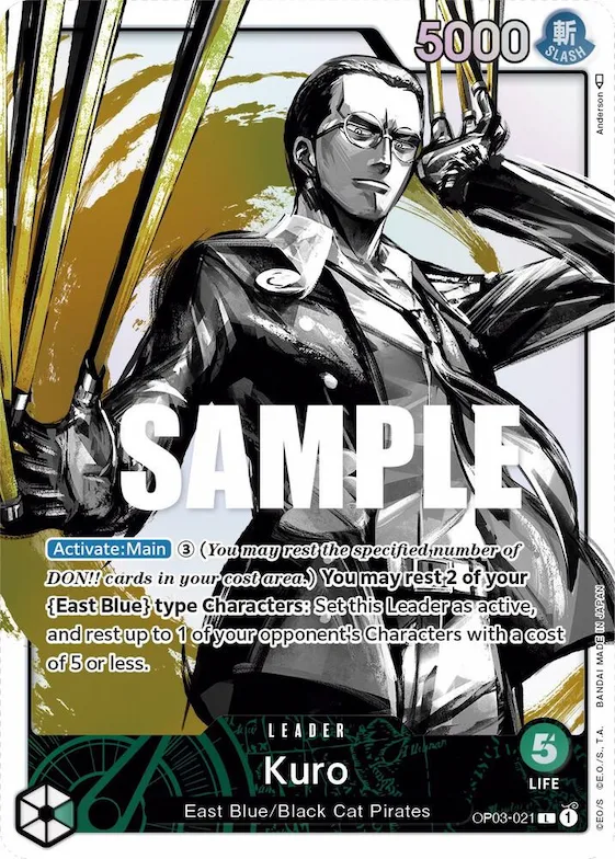 Kuro (Alternate Art) #op3-021 – Pillars of Strength