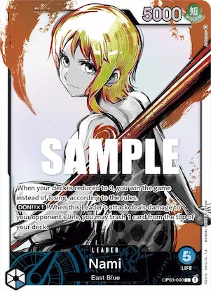Nami (040) (Alternate Art) #op3-040 – Pillars of Strength