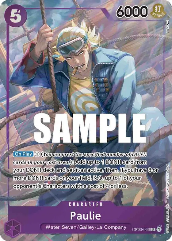Paulie (Alternate Art) #op3-066 – Pillars of Strength