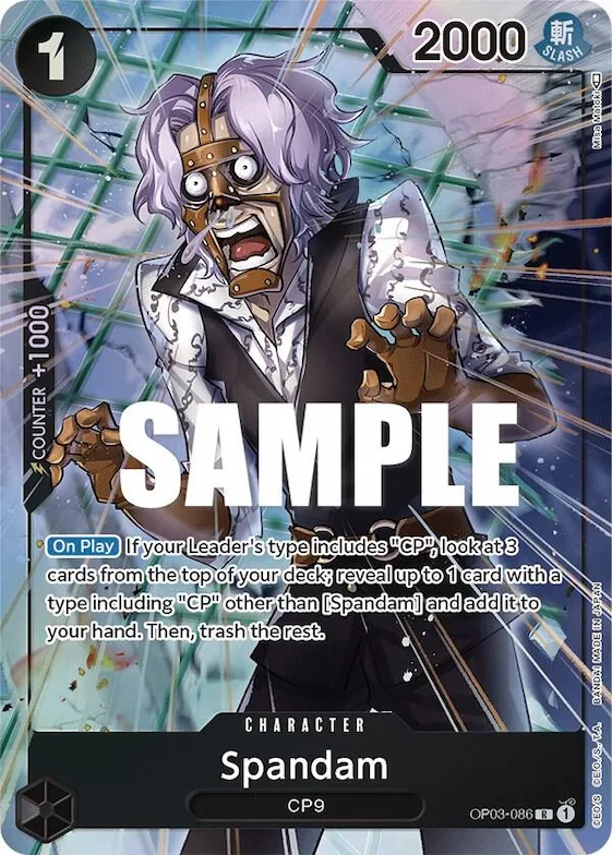 Spandam (Alternate Art) #op3-086 – Pillars of Strength