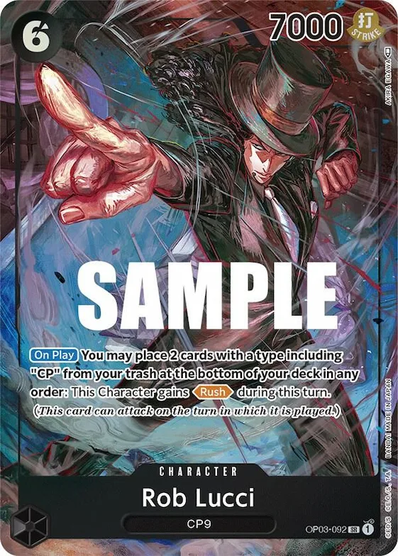 Rob Lucci (092) (Alternate Art) #op3-092 – Pillars of Strength