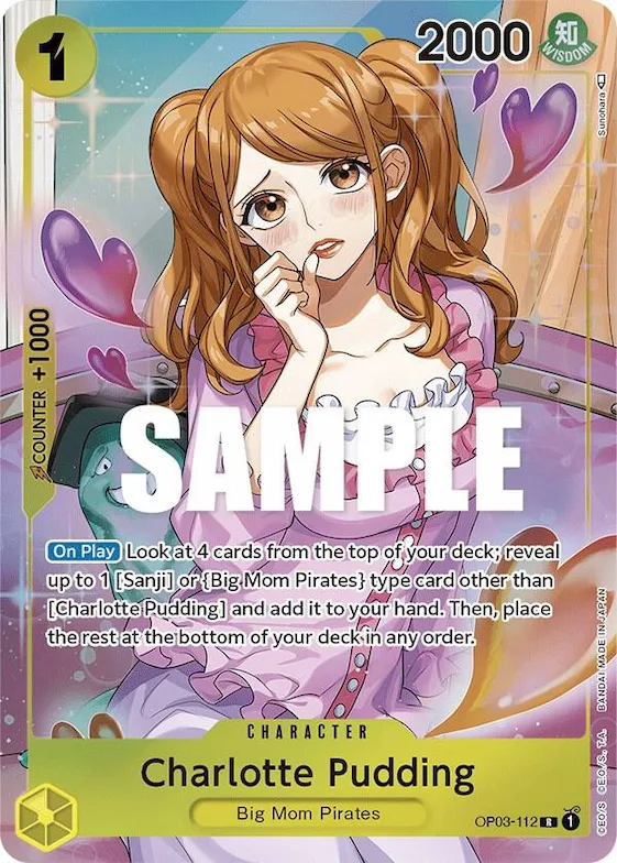 Charlotte Pudding (Alternate Art) #op3-112 – Pillars of Strength