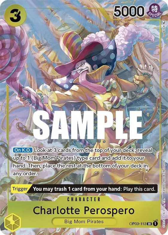 Charlotte Perospero (Alternate Art) #op3-113 – Pillars of Strength
