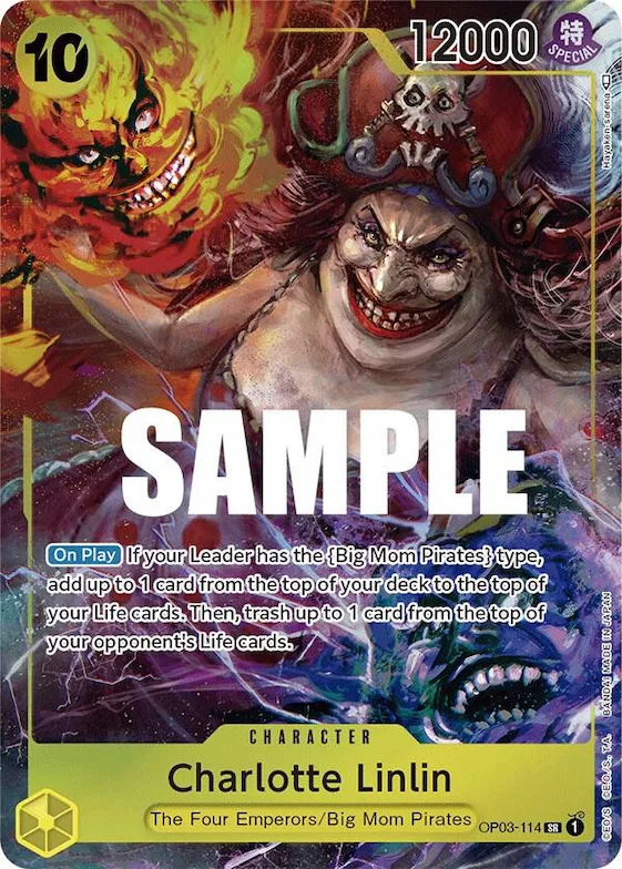 Charlotte Linlin (114) (Alternate Art) #op3-114 – Pillars of Strength