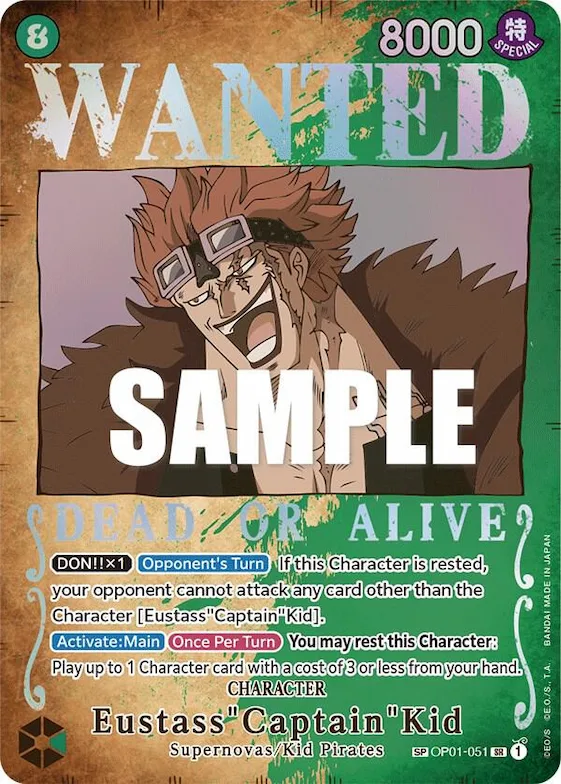 Eustass"Captain"Kid (Wanted Poster) #op1-051 – Pillars of Strength
