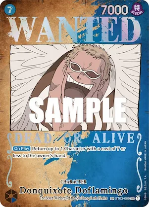 Donquixote Doflamingo (Wanted Poster) #st3-009 – Pillars of Strength