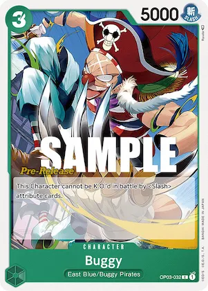 Buggy (032) #op3-032 – Pillars of Strength Pre-Release Cards