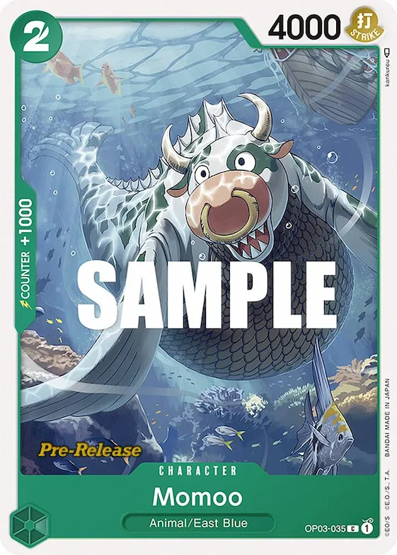 Momoo #op3-035 – Pillars of Strength Pre-Release Cards