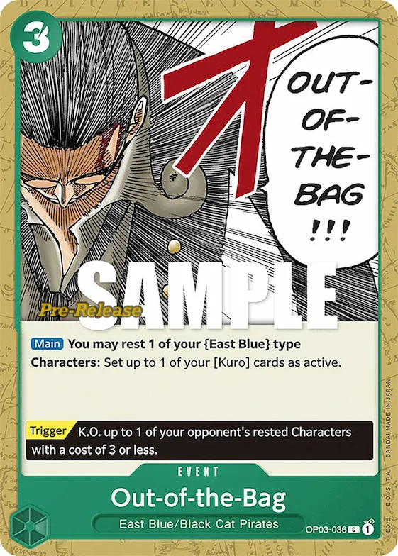 Out-of-the-Bag #op3-036 – Pillars of Strength Pre-Release Cards