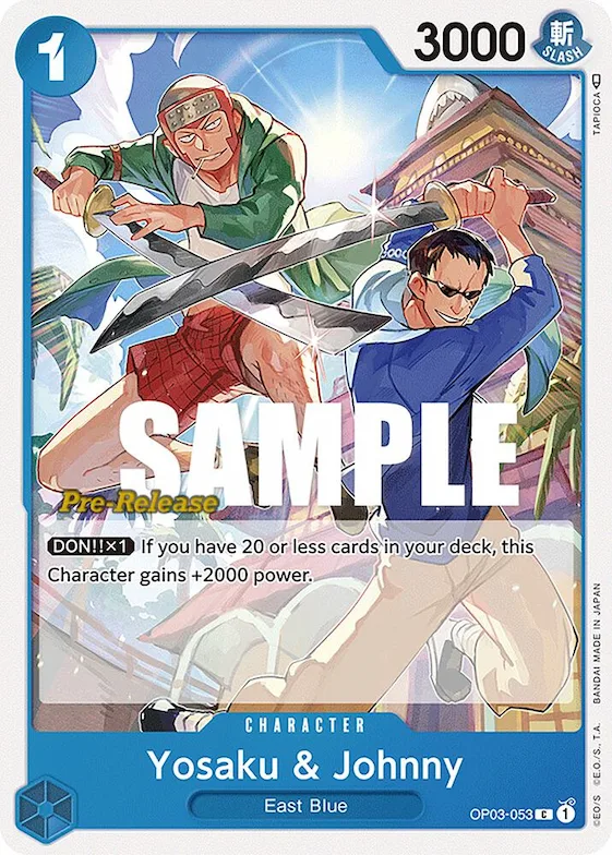 Yosaku & Johnny #op3-053 – Pillars of Strength Pre-Release Cards