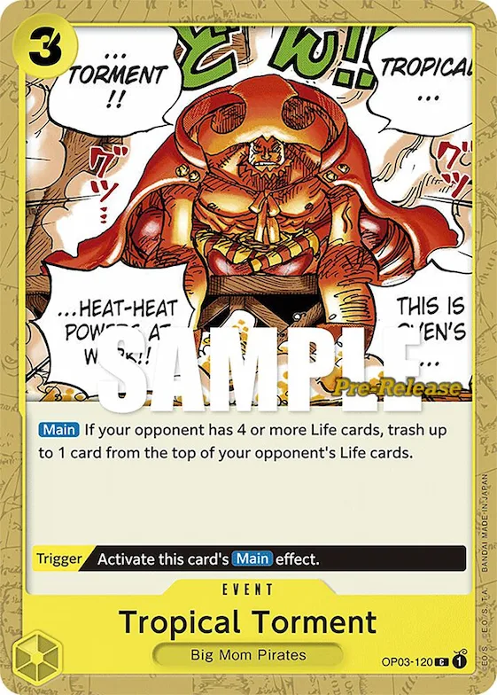 Tropical Torment #op3-120 – Pillars of Strength Pre-Release Cards