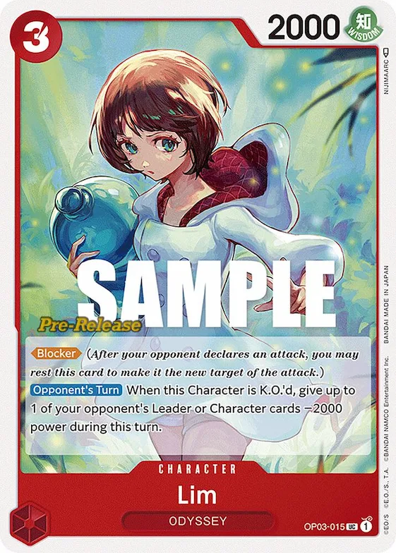 Lim #op3-015 – Pillars of Strength Pre-Release Cards